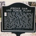 JORDAN DAM AND POWER PLANT.